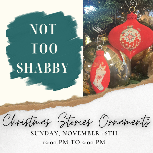 Christmas Stories Ornaments - Nov 16, 12-2 PM