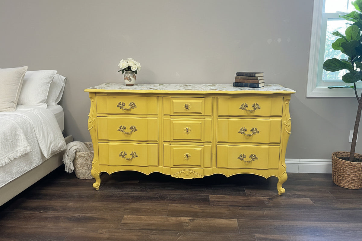 French Provincial Dresser – Not Too Shabby