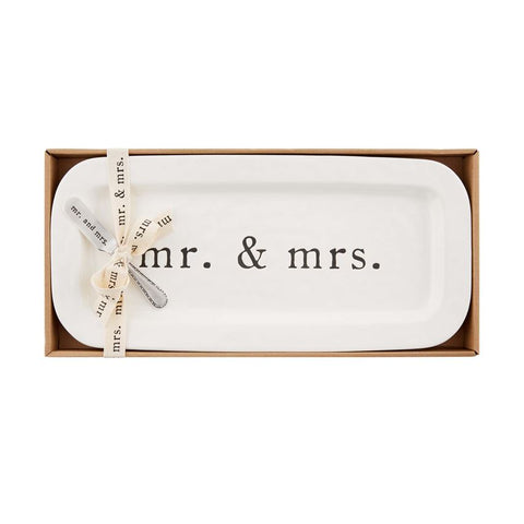 Mr & Mrs Hostess Tray Set