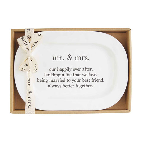 Mr. and Mrs. Sentiment Tray