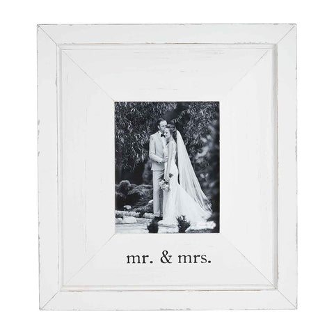Mr & Mrs Wood Frame 8x10