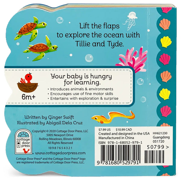 Babies in the Ocean Lift-A-Flap Board Book