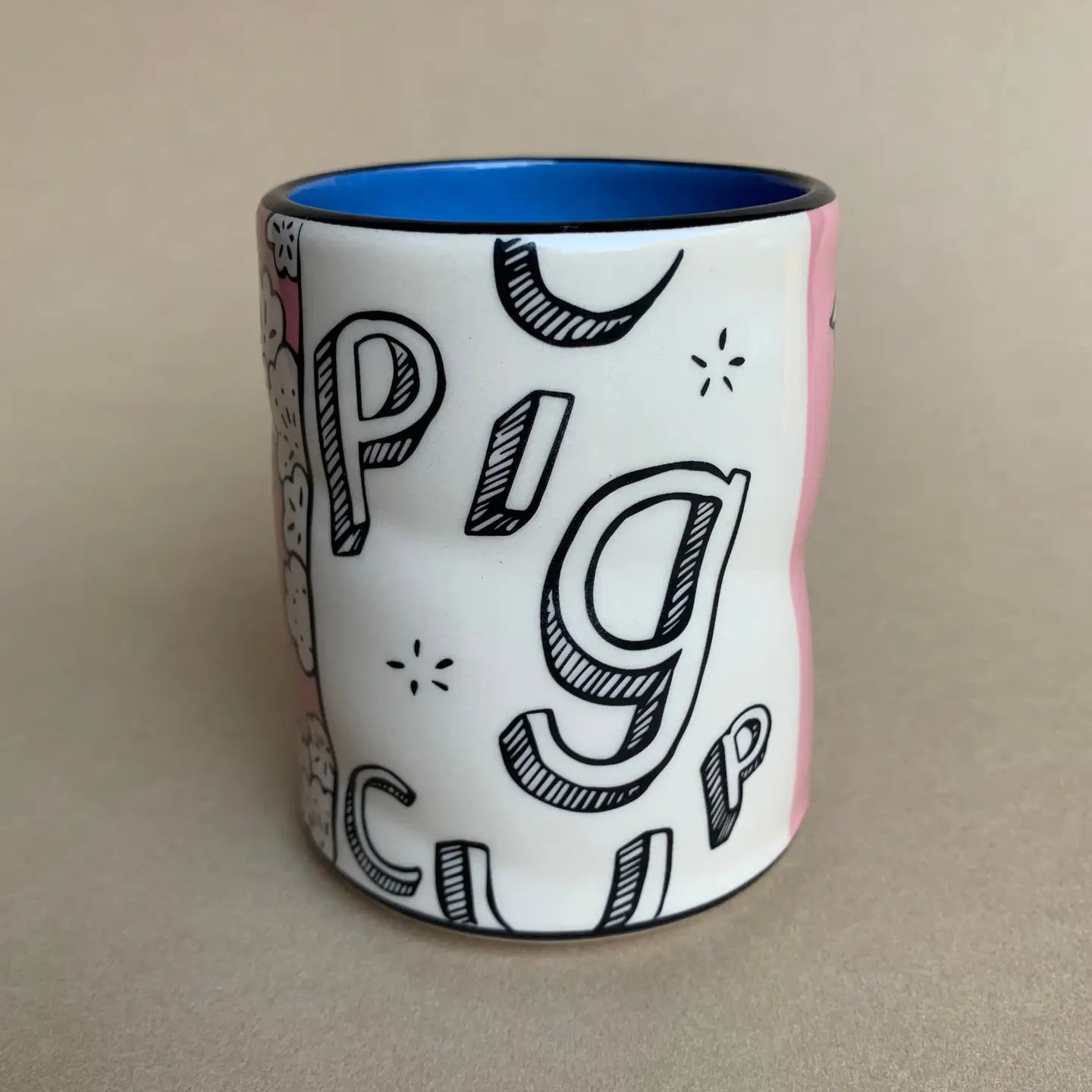 Large Lucky Pig Cup