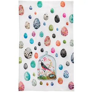 Bird Terrarium Tea Towel