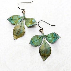 Verdigris Branch Earrings