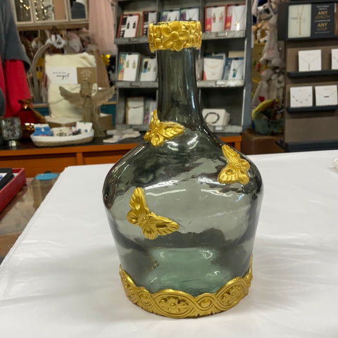 Gold Antique Bottle by Bobbi