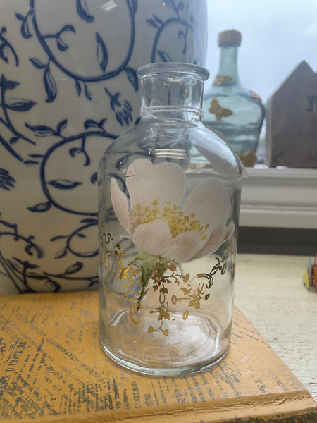 Gilded Floral Bottles - Feb 15, 12-2 PM