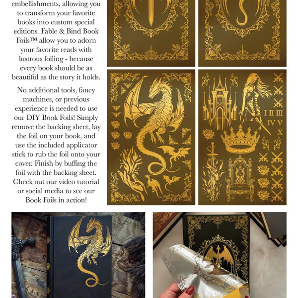 Fable & Bind Fireborne Book Foil