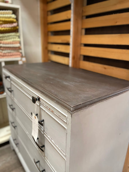 Antique Paris Grey Dresser