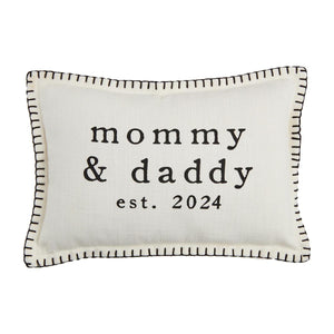 Parents Est. 2024 Pillow
