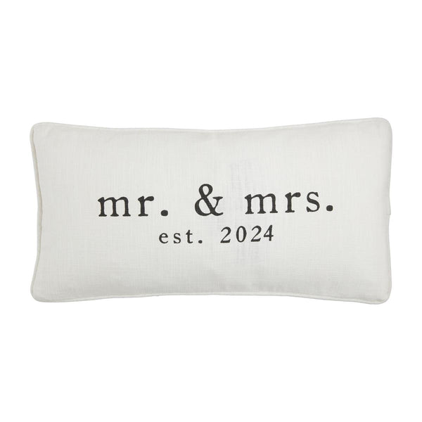 Mr. & Mrs. Est. 2024 Pillows