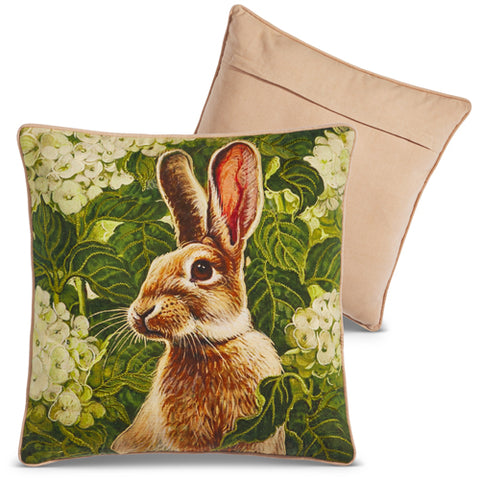 18" Wild Rabbit Pillow