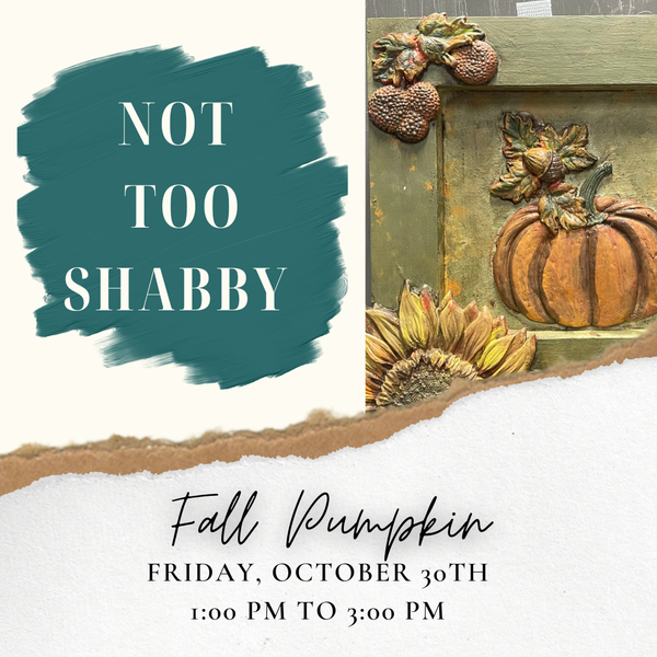 Fall Pumpkin - Oct 30, 1-3 PM