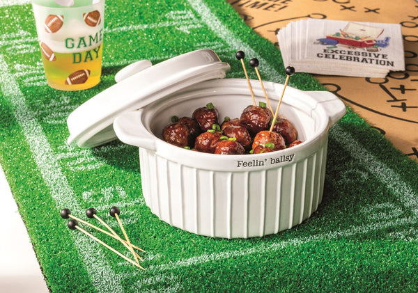 Meatball Dish & Toothpick Set
