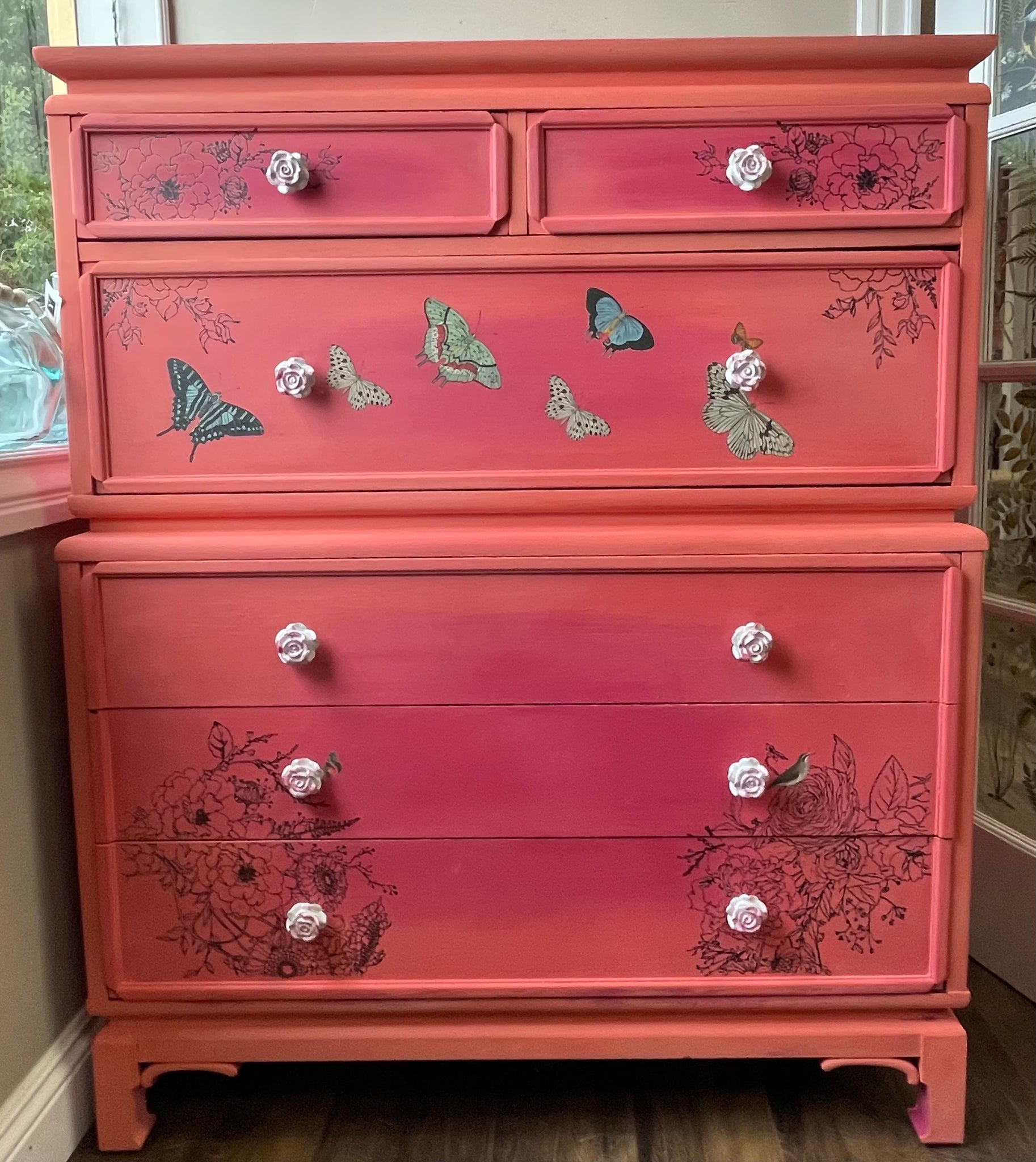 Sandalwood Red Dresser
