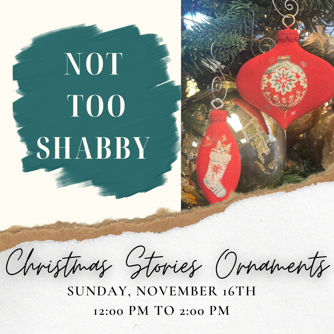 Christmas Stories Ornaments - Nov 16, 12-2 PM