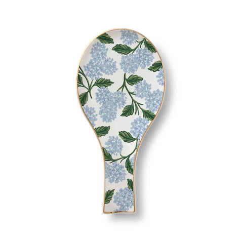 Hydrangea Porcelain Spoon Rest