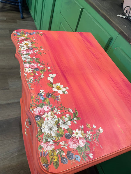 Sandalwood Red End Table