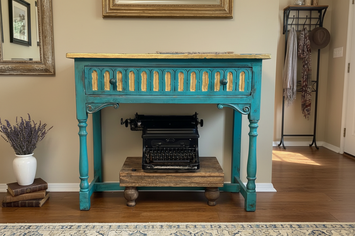 Antique Entryway Table – Not Too Shabby
