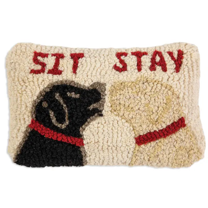 Sit Stay Hooked Pillow