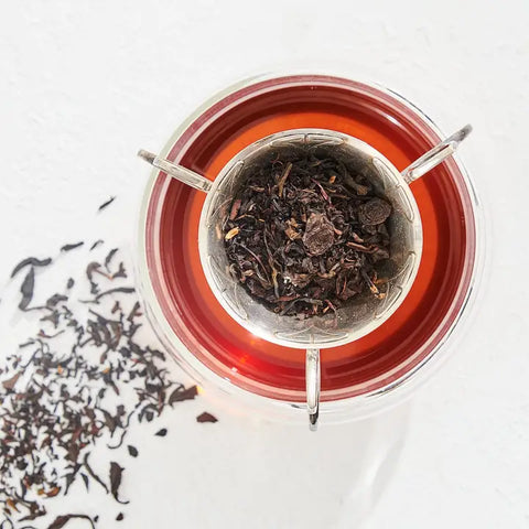Bohemian Breakfast Black Tea-Probiotic Rich Vanilla Puerh Sampler Pouch