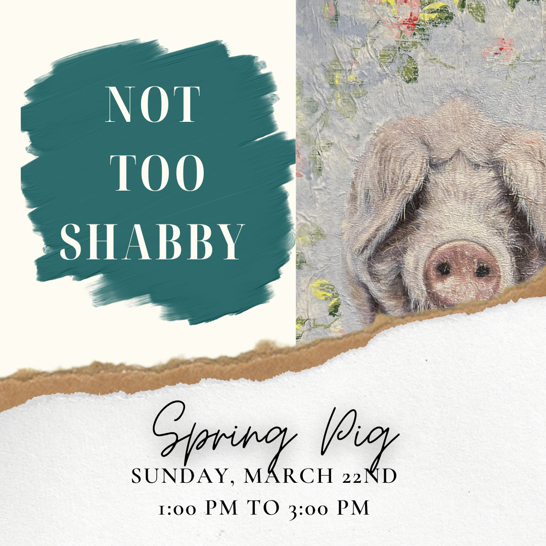 Spring Pig - Mar 22, 1-3 PM