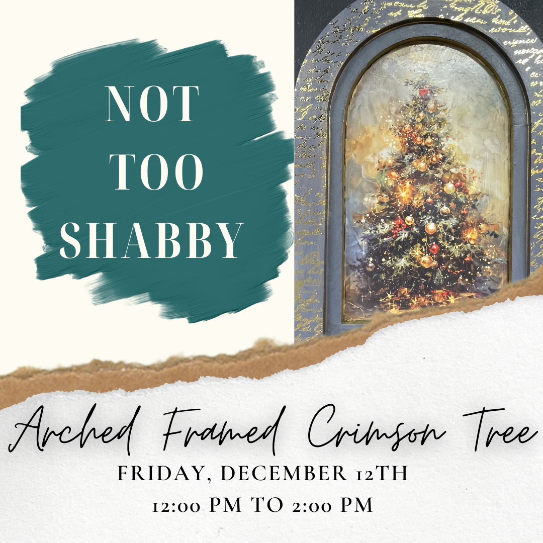 Arched Framed Crimson Tree - Dec 12, 12-2 PM