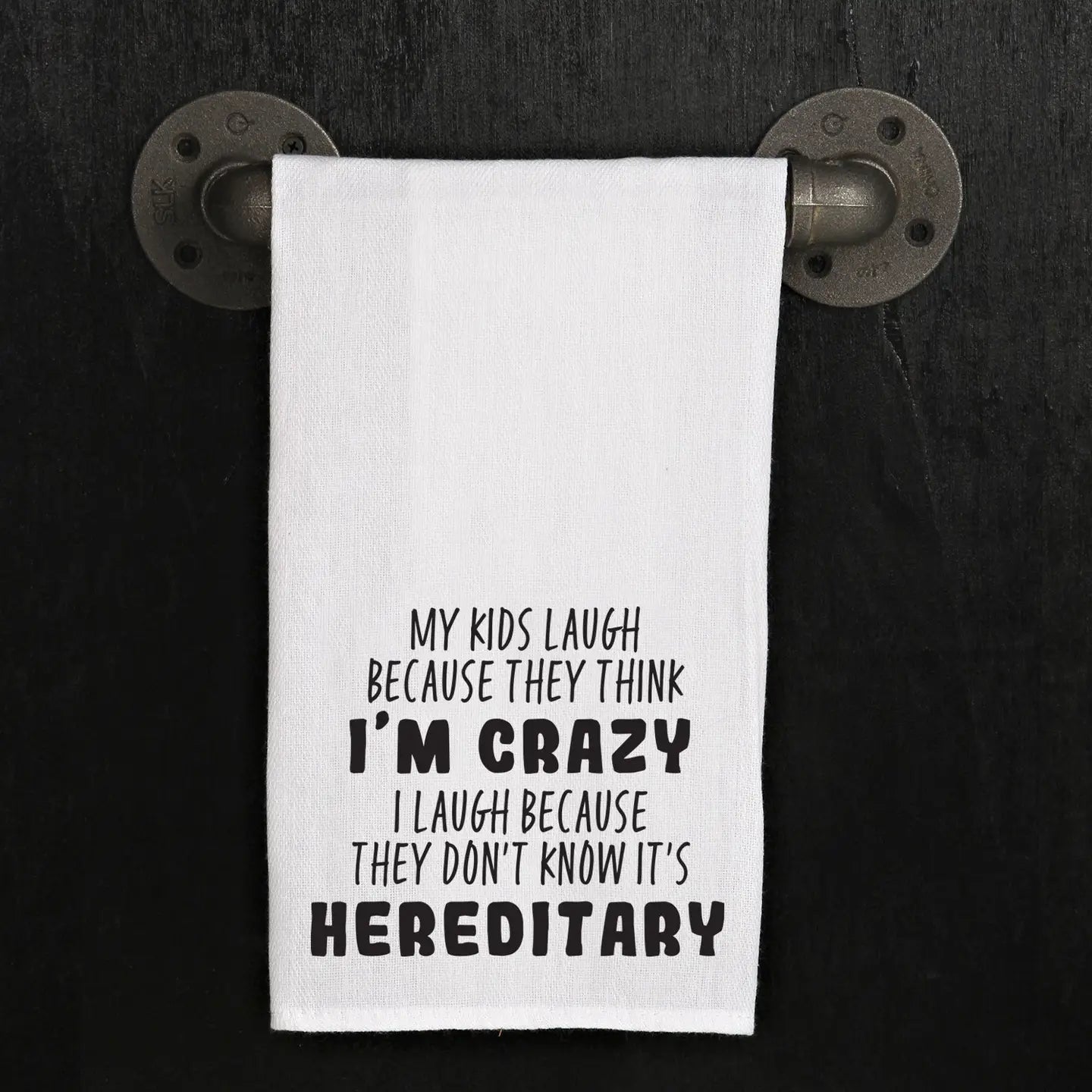 My Kids Laugh Kitchen Towel