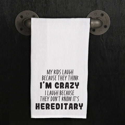 My Kids Laugh Kitchen Towel