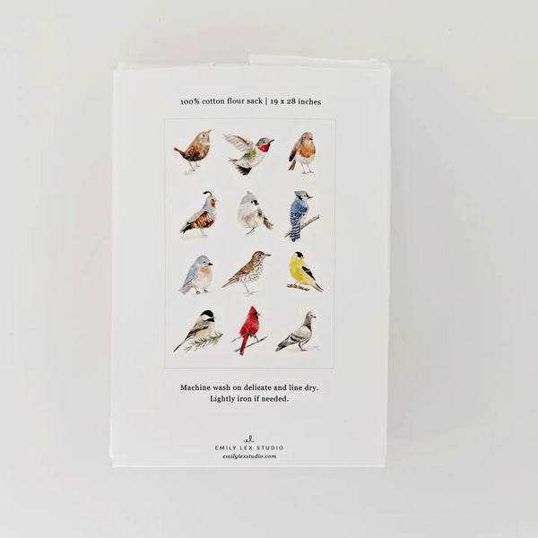 Birds Tea Towel