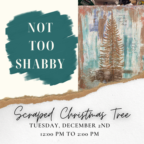 Scraped Christmas Tree - Dec 2, 12-2 PM