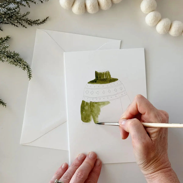 Warm + Cozy Watercolor Notecard Set