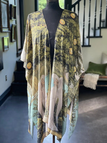 Tree of Life Stardust Kimono w/ Dove