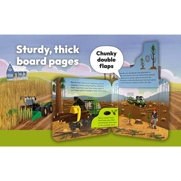 John Deere Kids Dirt Lift-A-Flap Board Book