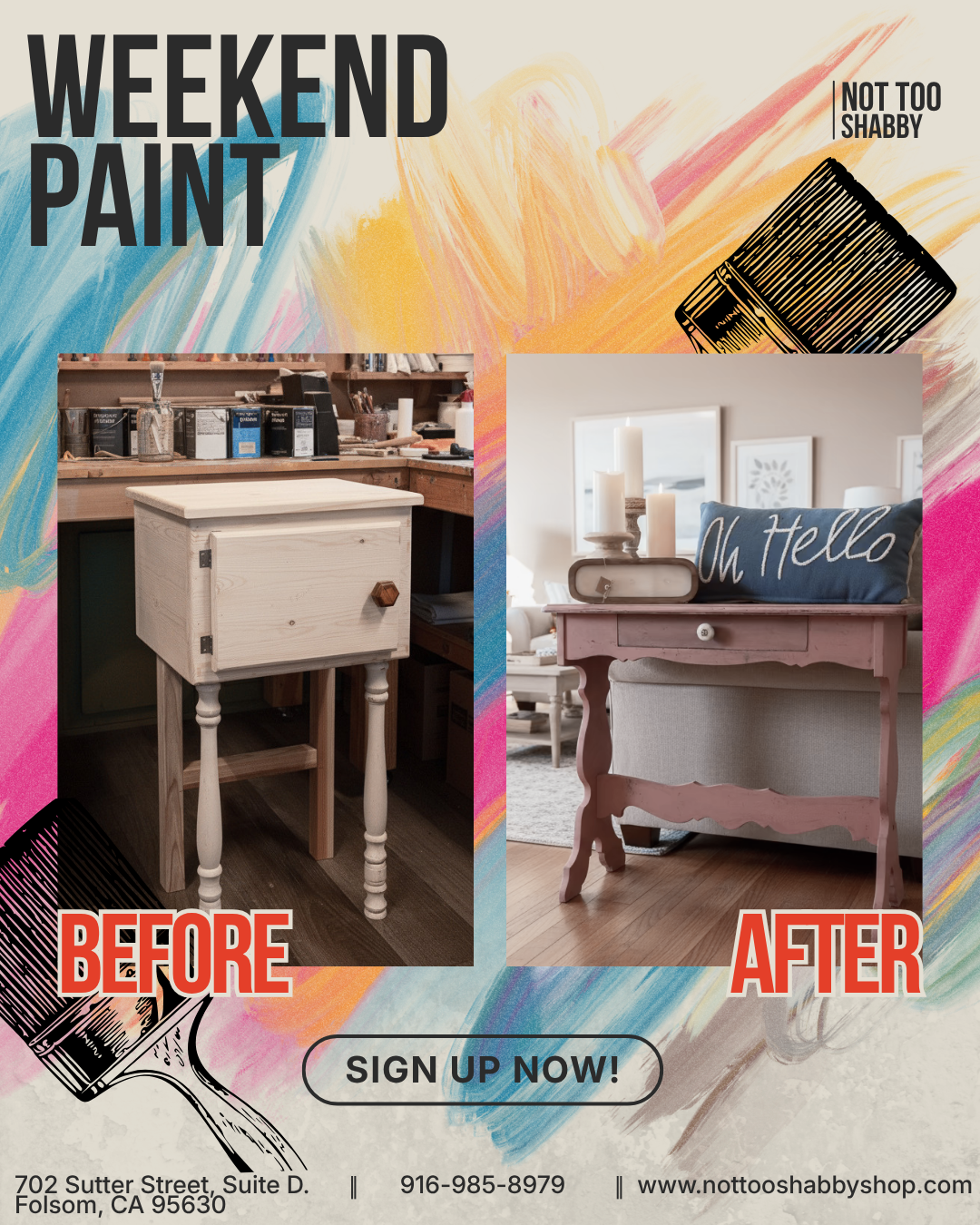 Weekend Paint Deposit