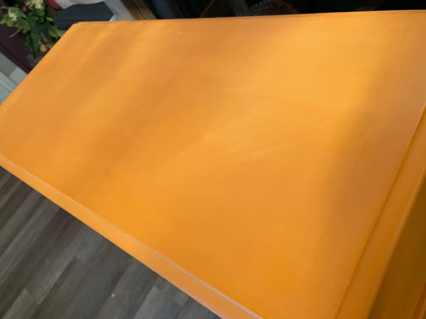 Antique Barcelona Orange Cabinet