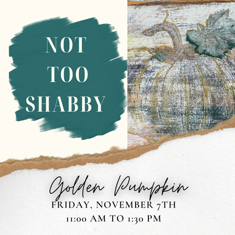 Golden Pumpkin - Nov 7, 11 AM-1:30 PM