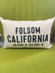 Folsom CA Pillow