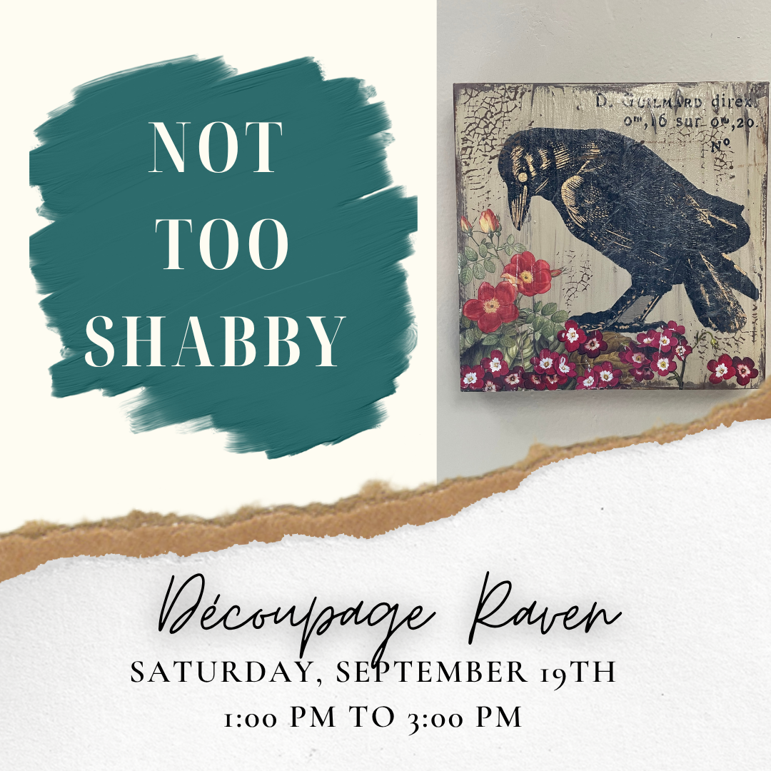 Découpage Raven - Sept 19, 1-3 PM