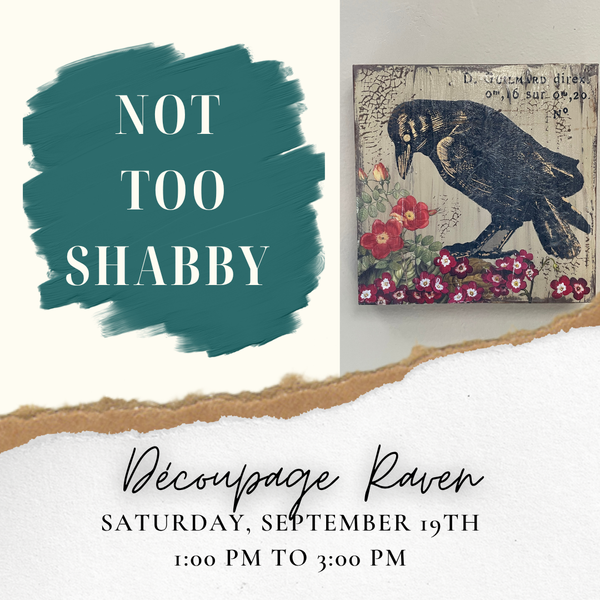 Découpage Raven - Sept 19, 1-3 PM