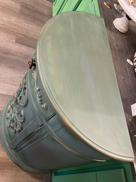 Half Round Accent Cabinet