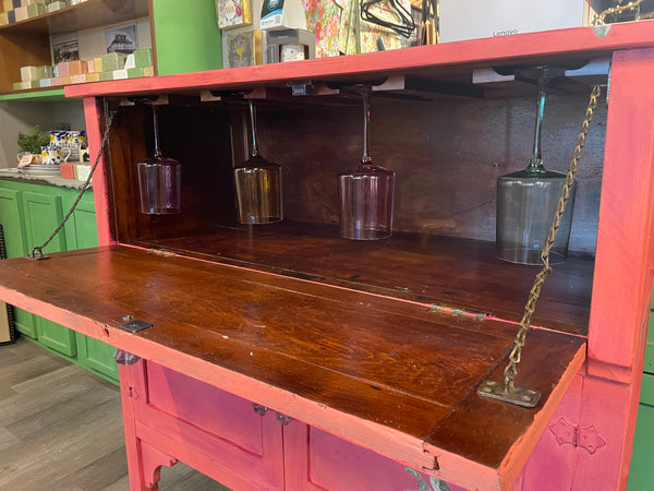 Antique Bar Cabinet