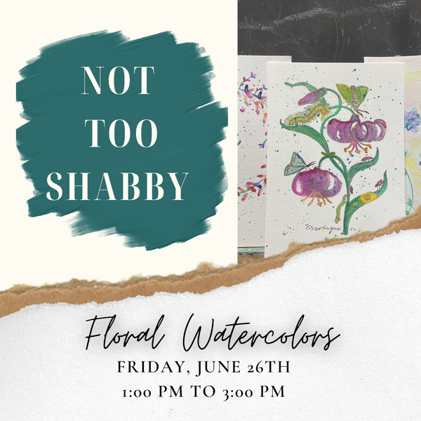 Floral Watercolor - Jun 26, 1-3 PM