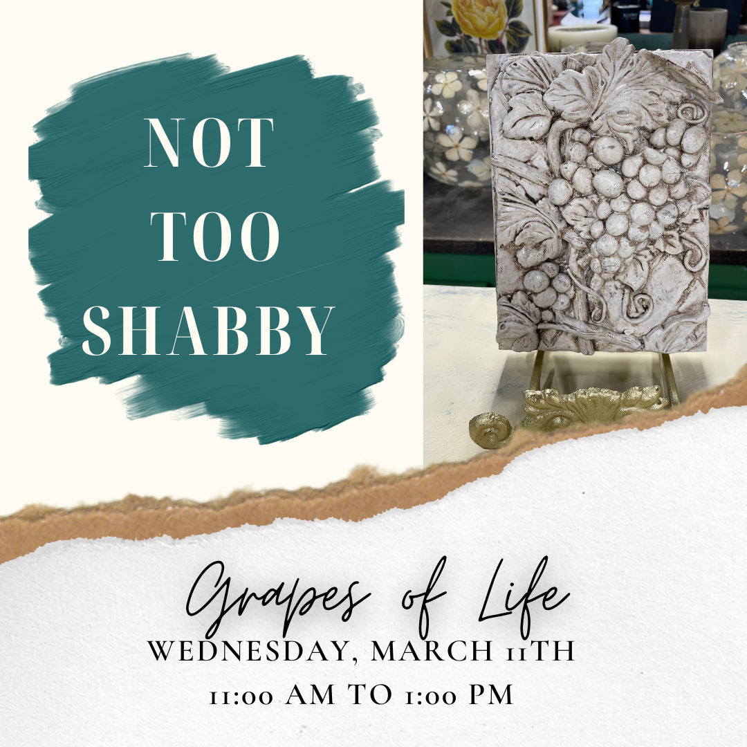 Grapes of Life - Mar 11, 11 AM-1 PM