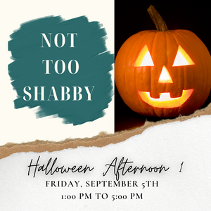 Halloween Afternoon 1 - Sept 5, 1-5 PM