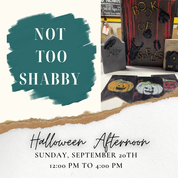 Halloween Afternoon - Sept 20, 12-4 PM