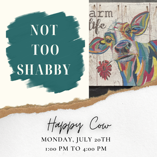 Happy Cow - Jul 20, 1-4 PM