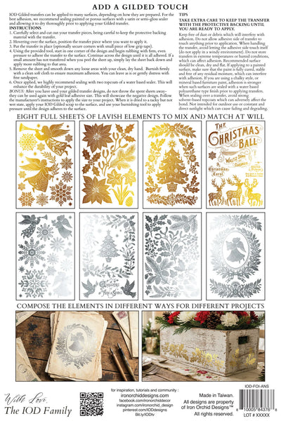 Angels Sing Foil Transfer Pad