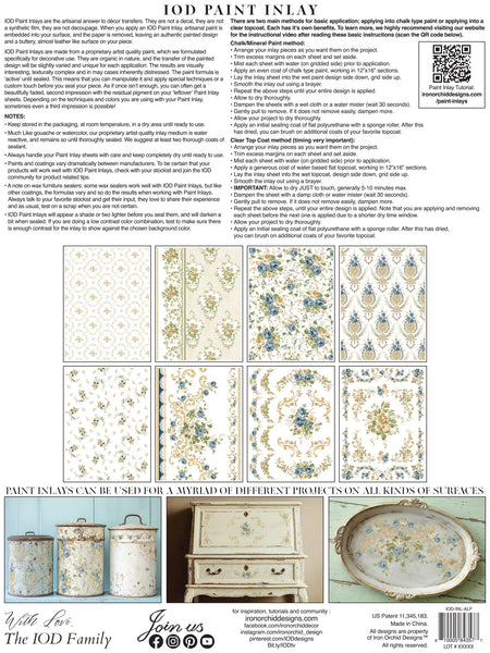 Alfred Peats & Co. Paint Inlay