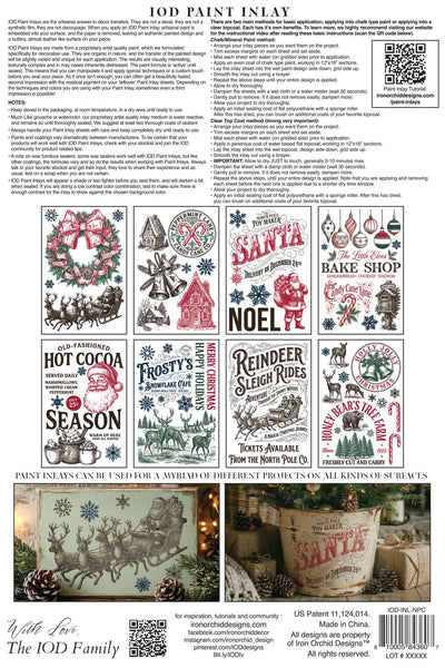 The North Pole Co. Paint Inlay